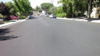 City completes Oak Street slurry work