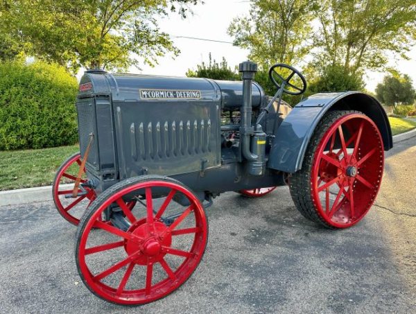 Braden Wheeler, from Templeton High School with his 1929 McCormick Deering 10-20