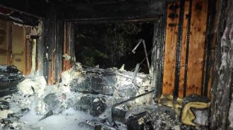 Residential fire contained in Cambria Sunday