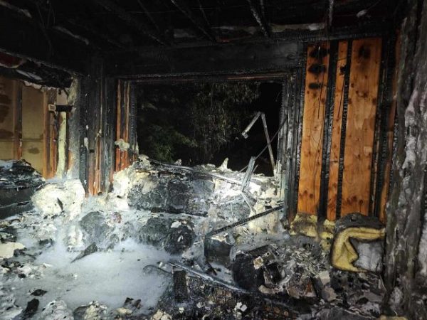 Residential fire contained in Cambria Sunday