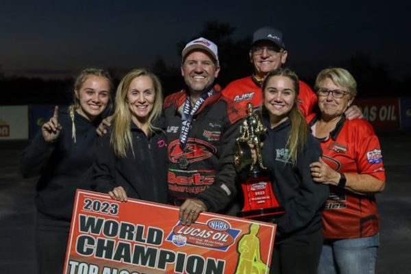 Drag racer Doug Gordon defends Top Alcohol Funny Car title, is crowned National Champion