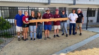 Rotary Club, PRHS Interact Club work to build new playground at homeless shelter