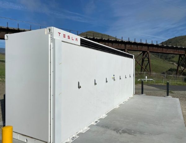 New Tesla battery installed at SLO water treatment plant