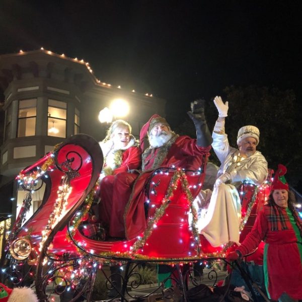 downtown light parade paso robles