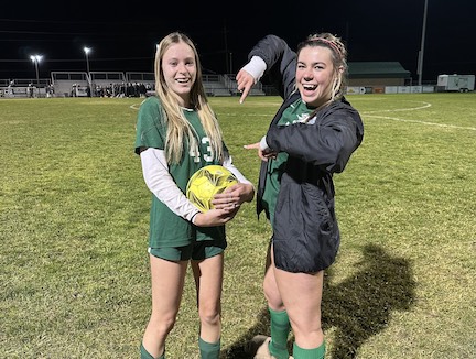 Mikayla Shad (left) and Kayla Helmle (right)