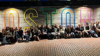 High school journalism team competes in Boston