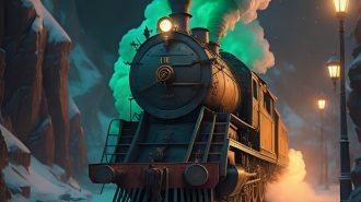 polar express stock img