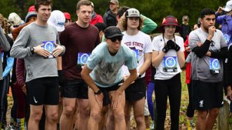 running chicken race