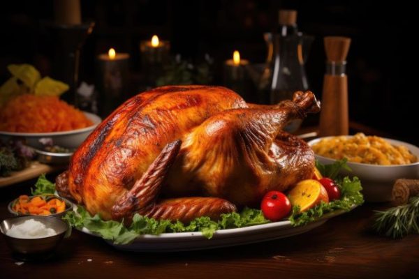 thanksgiving dinner stock pic