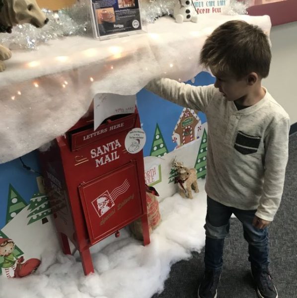 Levi Holt Mailing Santa Letter