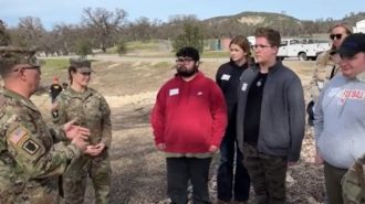 Young adults 'Join the Army for a Day' at Ft. Hunter Liggett