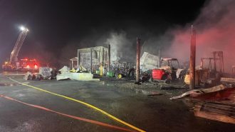 Crews contain commercial structure fire in Paso Robles