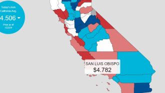Gas prices near $4 in SLO county, state