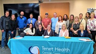 Youth leadership program visits local hospital