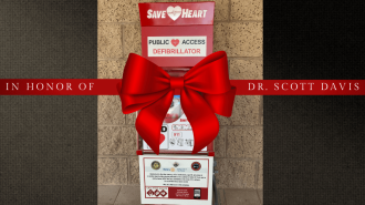 Fire department to hold ceremony for new AED