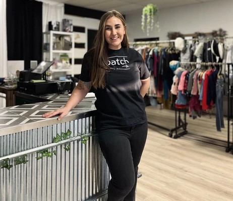Alayna Earhart is the sole owner and operator of Patch Children’s Thrift Boutique
