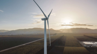 Winery celebrates six years of wind-powered energy