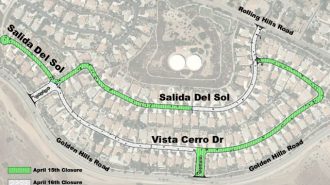 Streets to close for slurry seal treatment next week