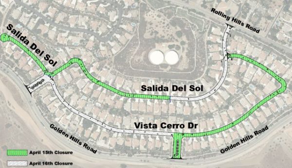 Streets to close for slurry seal treatment next week