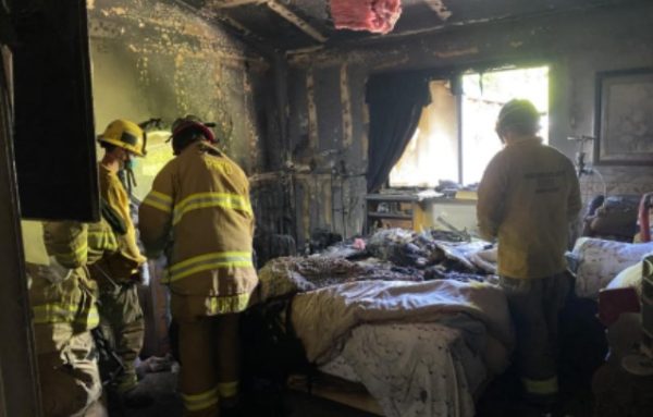 Firefighters contain house fire in Paso Robles Sunday