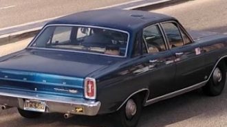 investigators have identified the vehicle involved as a blue 1966 Ford 4-door sedan with California license plate # UCS 589.