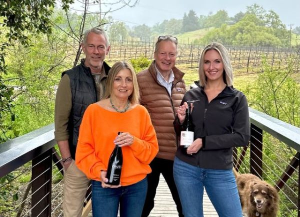 Co-chairs of the Alternative Tastes FestivalOn left Denise and Scott Schramm, founders of CRUSH Vineyard and on the right Brecon Estates' founding winemaker Damian Grindley and general manager Rachael Fisher.
Photo courtesy: Alternative Tastes Festival.