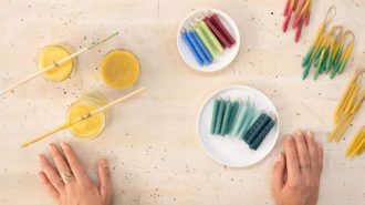 Make beeswax candles at upcoming library crafting session