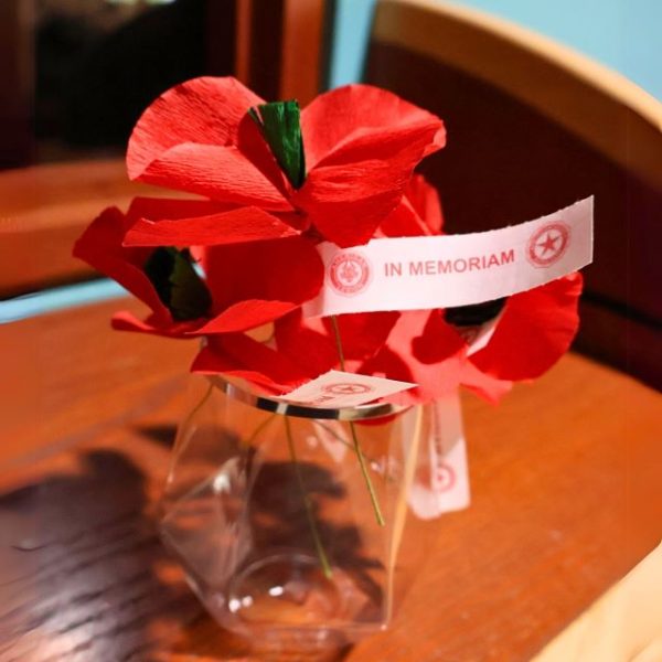 Library giving away poppies to honor veterans