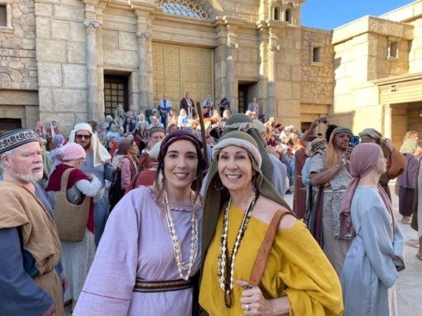 Mother daughter duo once again play extras in The Chosen series