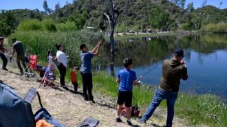 Hundreds attend annual Fort Hunter Liggett Youth Fishing Derby