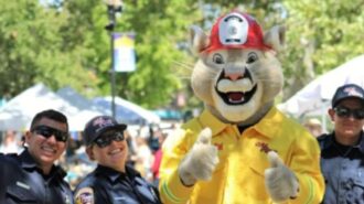 Attendees can participate in safety demonstrations and view professional exhibits