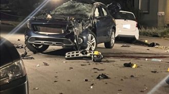 Two killed in multi-vehicle collision