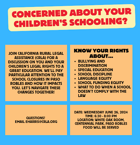 Parents of Paso Robles Schools students invited for information session