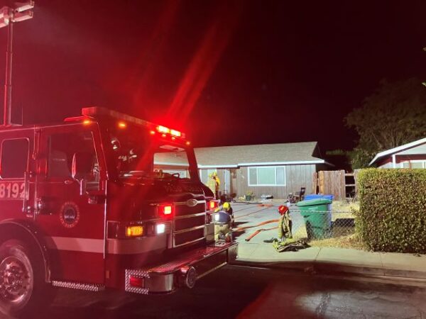 Residential structure fire contained in Paso Robles