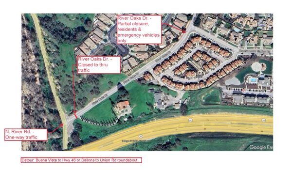 River Oaks Drive detour starts June 10
