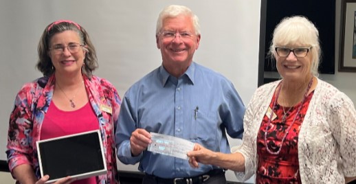 Rotary club supports local senior center with donation