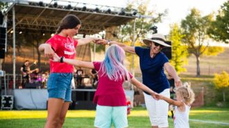 Photo gallery: July 4th celebration at Barney Schwartz