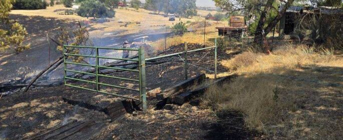 Crews contain fire in rural Paso Robles
