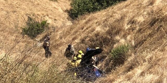 Driver travels off cliff in Cambria, two injured