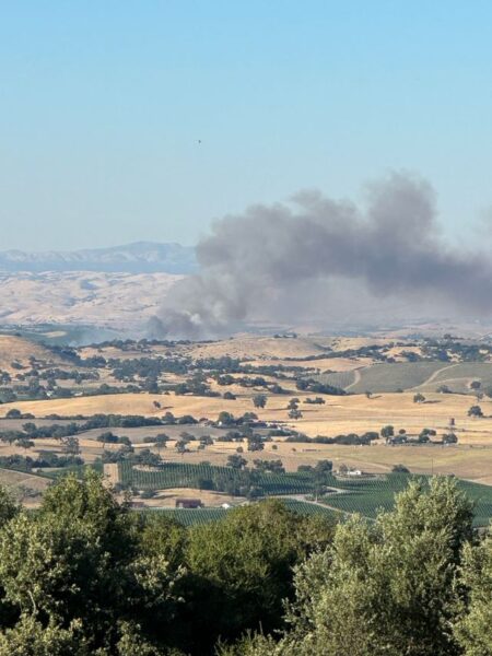 fire east of paso