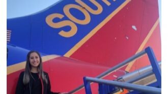 Southwest Airlines flight attendant Alex McGill