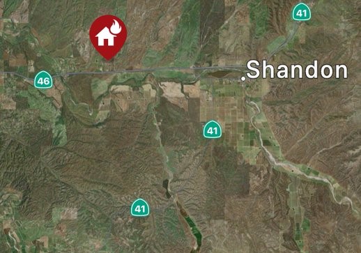 Crews extinguish barbecue fire near Shandon