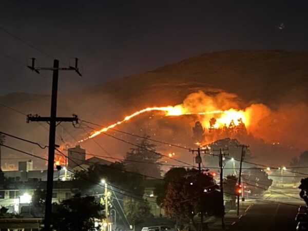 Early morning fire prompts evacuations in San Luis Obispo