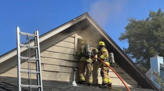 Crews contain structure fire, no injuries reported