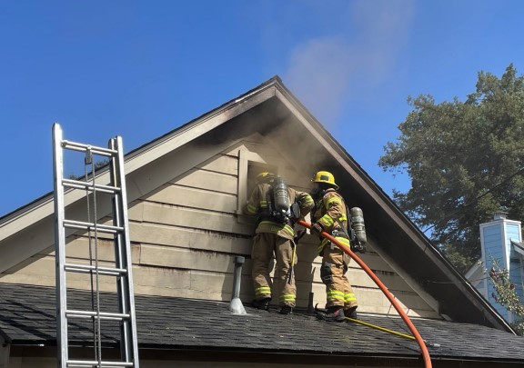 Crews contain structure fire, no injuries reported