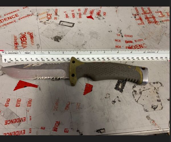 Police arrest man for brandishing knife at local park