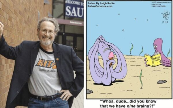 Cartoonist Leigh Rubin to present 'Think Like a Cartoonist' at library
