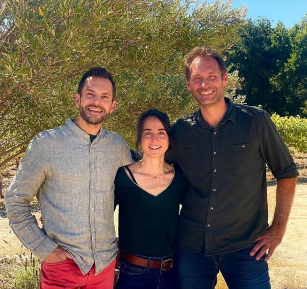 Guillaume and Solène Fabre with Will