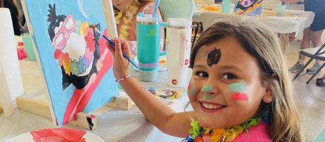 event will include art stations for kids of all ages, opportunities to paint with family, refreshments, and giveaways