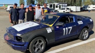 Left to Right: Bryan Kujundzich, Driver; Aiden Ponti, Team Principal; Dan Ponti, Driver; Steven Coon, Driver; Paolo Galli, Driver